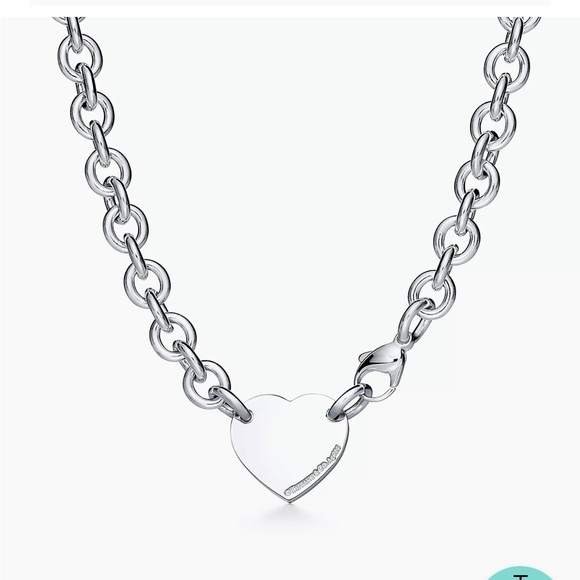 Tiffany & Co. Return to Tiffany®
Heart Tag Chain Link Choker, EUC - Picture 3 of 10